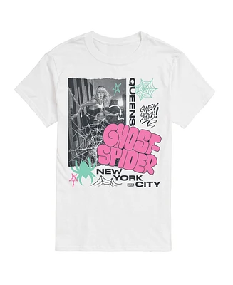 Airwaves Men's Marvel Ghost Spider Queens Short Sleeve T-Shirt