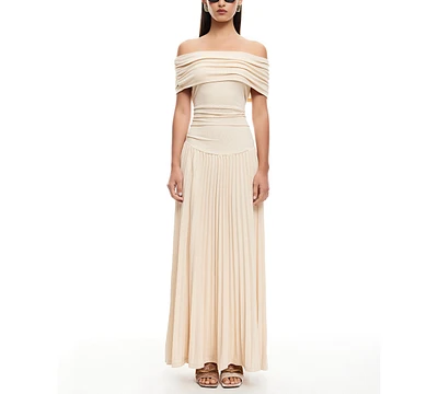 Lioness Women's Field Of Dreams Off-The-Shoulder Maxi Dress