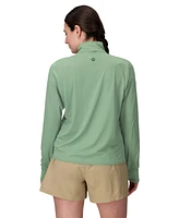 Marmot Women's Air Exchange Upf 50 1/4 Zip Shirt