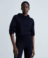 Mango Women's Straight Knitted Pants