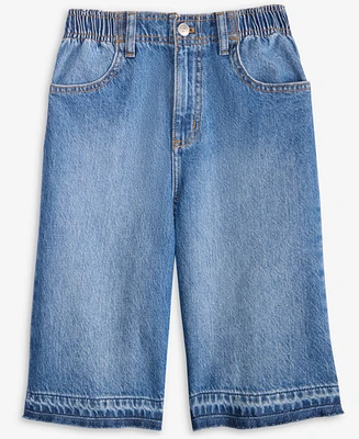 Epic Threads Little & Big Girls Wide Leg Cotton Denim Jort Shorts, Exclusively at Macy's