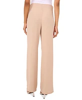 Sam & Jess Petite Wrap-Waist Textured Pants