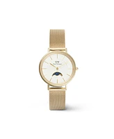Daniel Wellington Unisex Analog Gold-Tone Stainless Steel Watch, 32mm