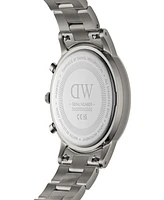 Daniel Wellington Unisex Chronograph Black Stainless Steel Watch, 42mm
