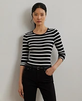 Lauren Ralph Long-Sleeve Stretch T-Shirt