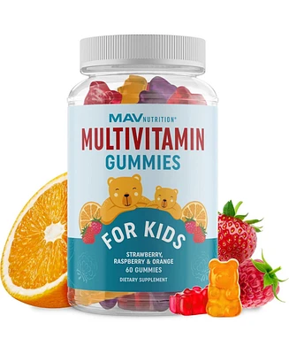 Multivitamin Gummies for Kids, All Natural, Mav Nutrition, 60ct