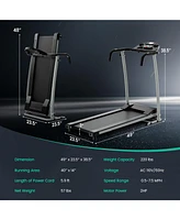 Folding Electric Treadmill with Led Display – Compact Design for Easy Storage and Fitness