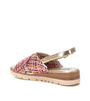 Women's Criss Cross Flat Sandals By Xti