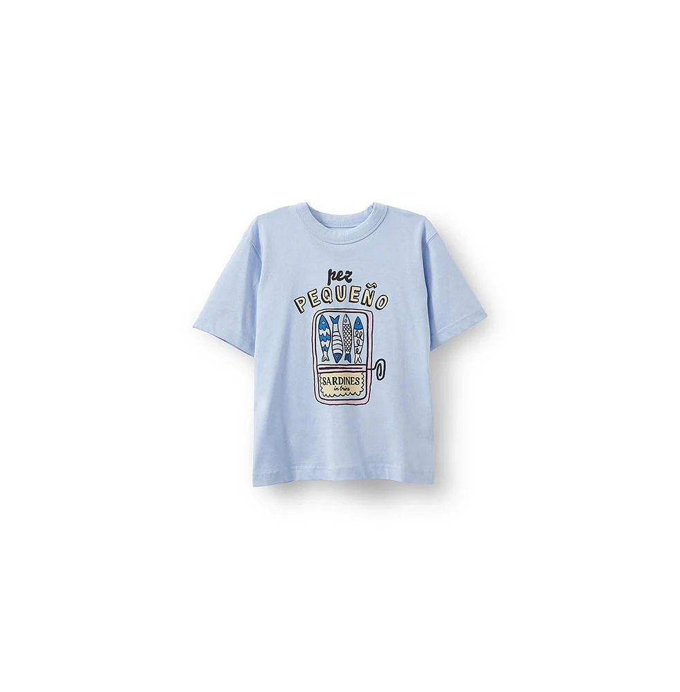 Cotton On Little Girls Poppy Oversize Graphic Print Tee