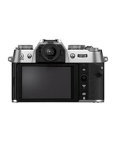 Fujifilm X-T50 Mirrorless Camera, Silver, Bundle with 64GB Sdxc Memory Card and Shoulder Bag