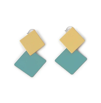 Sohi Women's Gold Plated Designer Drop Earrings