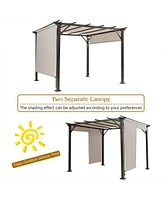 Heavy Duty Metal Frame Patio Shelter – Outdoor Furniture Cover for Garden and Porch