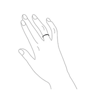 Bling Jewelry Thin Minimalist Dome Couples Titanium Eternity Band Polished Black Rose Gold Plated Ring Comfort Fit 2MM