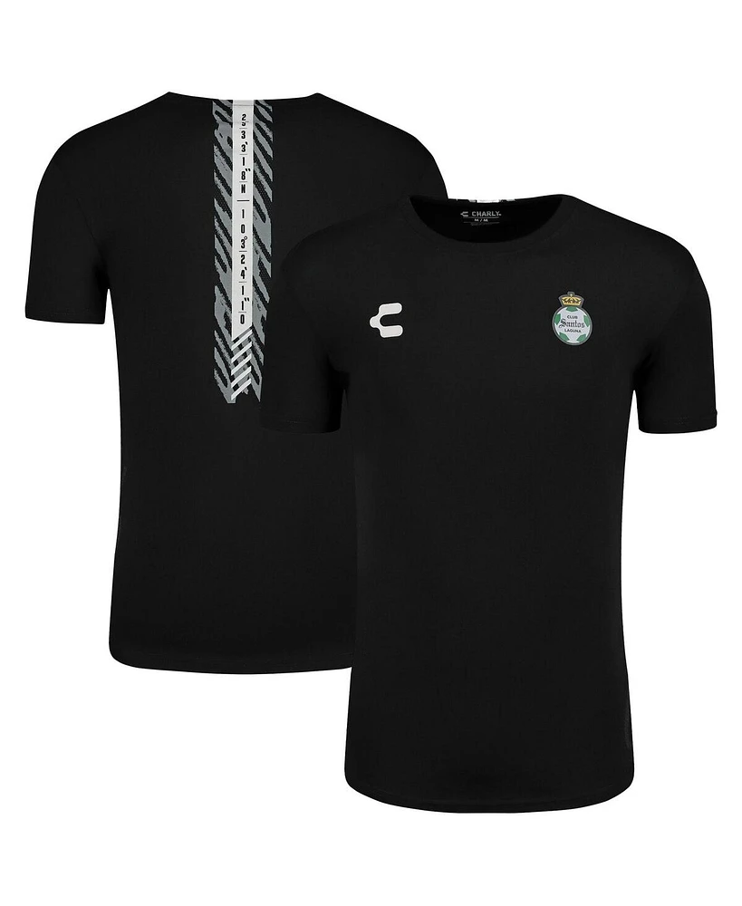 Charly Men's Black Santos Laguna 2024/25 T-Shirt