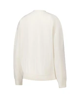 Mitchell & Ness Women's Cream Pittsburgh Penguins Logo 3.0 Pullover Sweatshirt