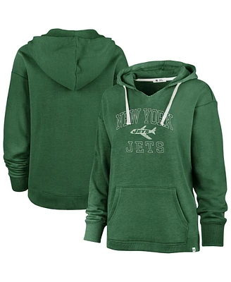 '47 Brand Women's Kelly Green New York Jets Plus Clarity Kennedy Pullover Hoodie