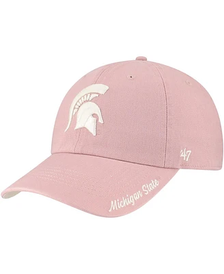 '47 Brand Women's Light Pink Michigan State Spartans Dusty Miata Clean Up Adjustable Hat