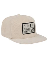 New Era Men's Khaki Chicago White Sox Summer Essential Golfer Snapback Hat
