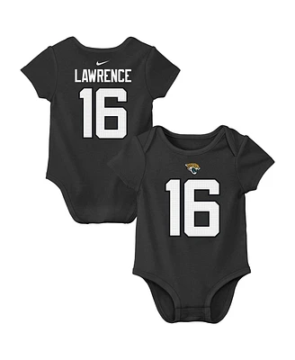 Nike Big Boys and Girls Trevor Lawrence Charcoal Jacksonville Jaguars Player Name Number Bodysuit