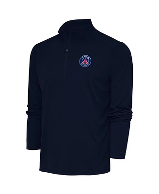 Antigua Men's Navy Paris Saint-Germain Statement Quarter-Zip Pullover Sweatshirt