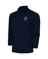 Antigua Men's Navy Paris Saint-Germain Statement Quarter-Zip Pullover Sweatshirt