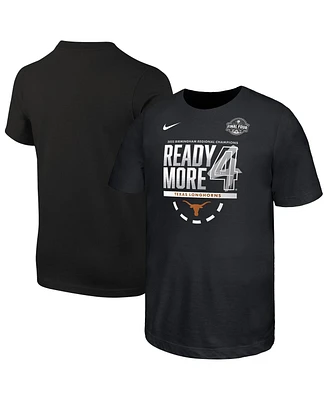 Nike Big Boys and Girls Black Texas Longhorns 2025 Ncaa Women's Basketball Tournament March Madness Final Four Locker Room T-Shirt