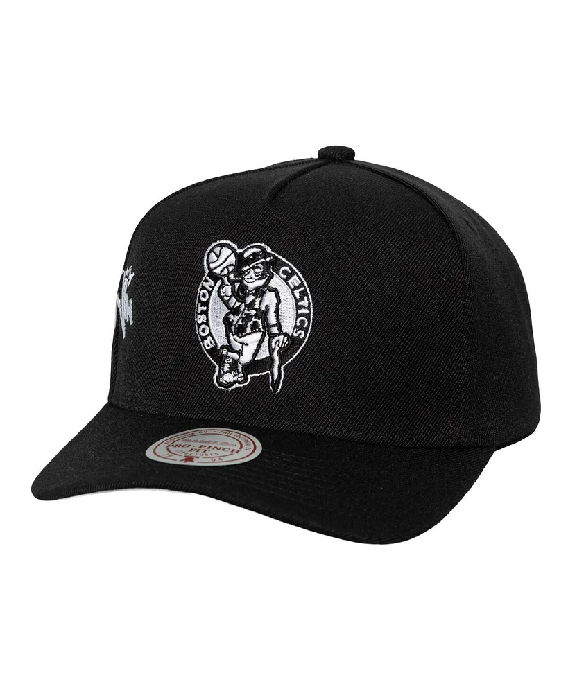 Mitchell & Ness Men's Black Boston Celtics 2008 Nba Finals Born To Win Pro Crown Adjustable Hat