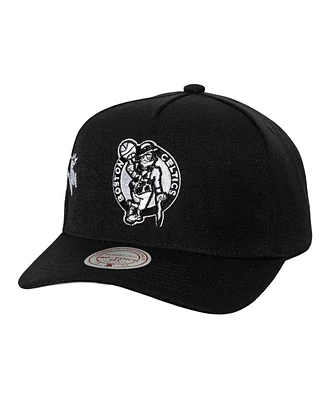 Mitchell & Ness Men's Black Boston Celtics 2008 Nba Finals Born To Win Pro Crown Adjustable Hat