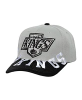 Mitchell & Ness Men's Gray/Black Los Angeles Kings Underarch Two-Tone Pro Crown Snapback Hat