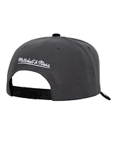 Mitchell & Ness Men's Gray/Black Vegas Golden Knights Underarch Two-Tone Pro Crown Snapback Hat