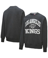Mitchell & Ness Men's Charcoal Los Angeles Kings Playoff Win Fleece Pullover Sweatshirt