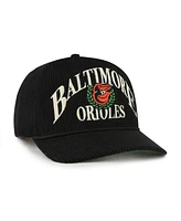 '47 Brand Men's Black Baltimore Orioles Pitchout Rope Hitch Adjustable Hat