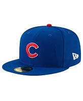 New Era Men's Royal Chicago Cubs Buck O'Neil On Field 59FIFTY Fitted Hat