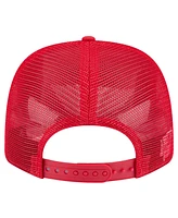 New Era Men's Red Toronto Raptors Victory Grove Circle Patch 9SEVENTY Adjustable Hat