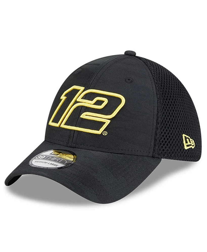 New Era Men's Black Ryan Blaney Camo 39THIRTY Flex Hat