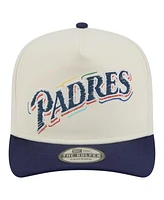 New Era Men's White San Diego Padres Team Scribble Golfer Adjustable Hat