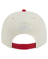 New Era Men's White Philadelphia Phillies Team Scribble Golfer Adjustable Hat