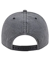 New Era Men's Charcoal Detroit Red Wings Throwback Washed A-Frame Pre-Curved 9FIFTY Snapback Hat