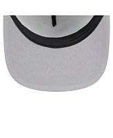 New Era Men's White/Gray Chicago White Sox Retro Script Trucker 9FIFTY Snapback Hat