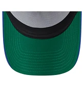 New Era Men's White/Royal Atlanta Braves Trucker A-Frame 9FORTY Adjustable Hat