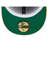 New Era Men's Brown/Gold San Diego Padres Satin 59FIFTY Fitted Hat