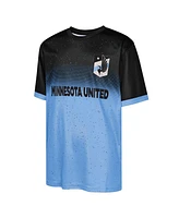 Outerstuff Big Boys and Girls Black Minnesota United Fc Stalwart Defender T-Shirt