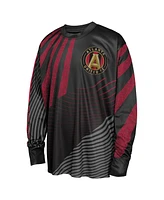 Outerstuff Big Boys and Girls Black Atlanta United Fc Nifty Netminder Long Sleeve T-Shirt