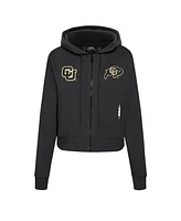 Pro Standard Women's Black Colorado Buffaloes Game Day Sequin Full-Zip Hooded Jacket