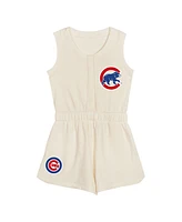 Outerstuff Toddler Cream Chicago Cubs Power Tank Romper