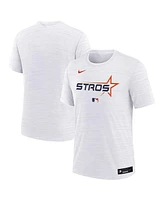 Nike Big Boys and Girls White Houston Astros City Connect Authentic Collection Velocity Performance T-Shirt