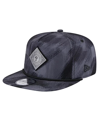New Era Men's Navy Philadelphia Phillies Printed Golfer Snapback Hat