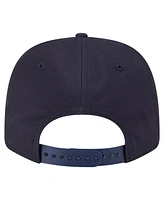 New Era Men's Navy Boston Red Sox Circle Patch 9SEVENTY Stretch-Snap Hat