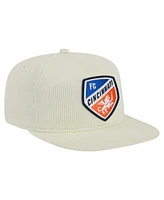 New Era Men's Cream Fc Cincinnati 2025 Kickoff Snapback Golfer Hat