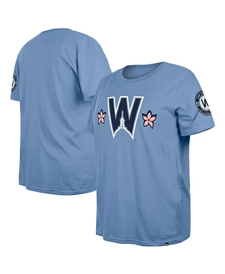 New Era Women's Powder Blue Washington Nationals 2025 City Connect Plus T-Shirt